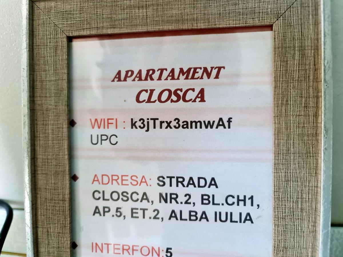 דירות אלבה לוליה Apartament Closca מראה חיצוני תמונה